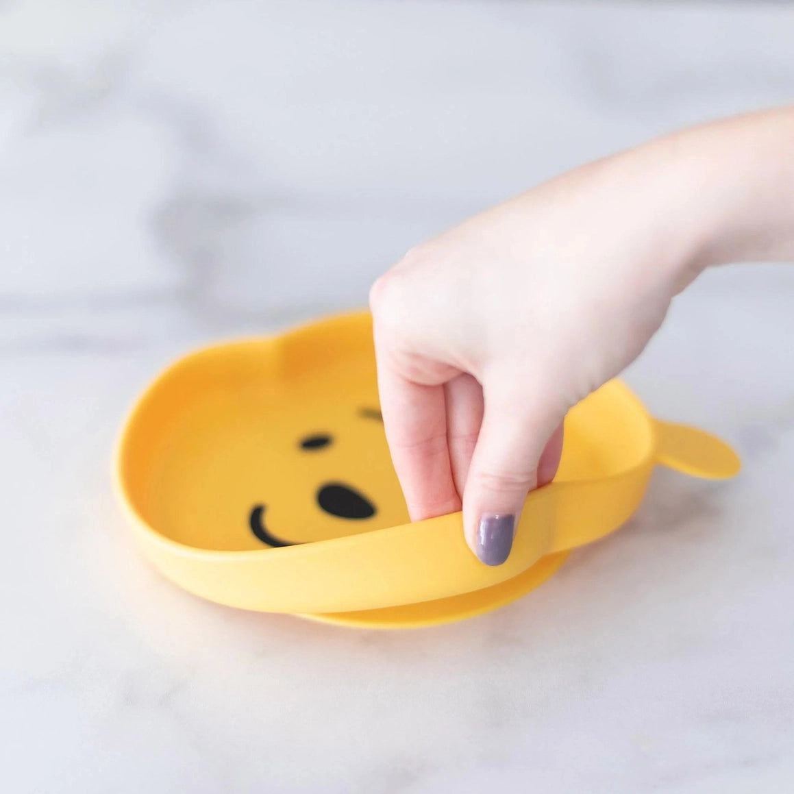美国Bumkins - Winnie the Pooh Silicone Feeding Set