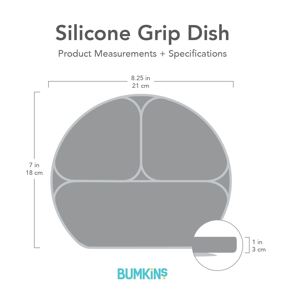 美国Bumkins - Silicone Grip Dish