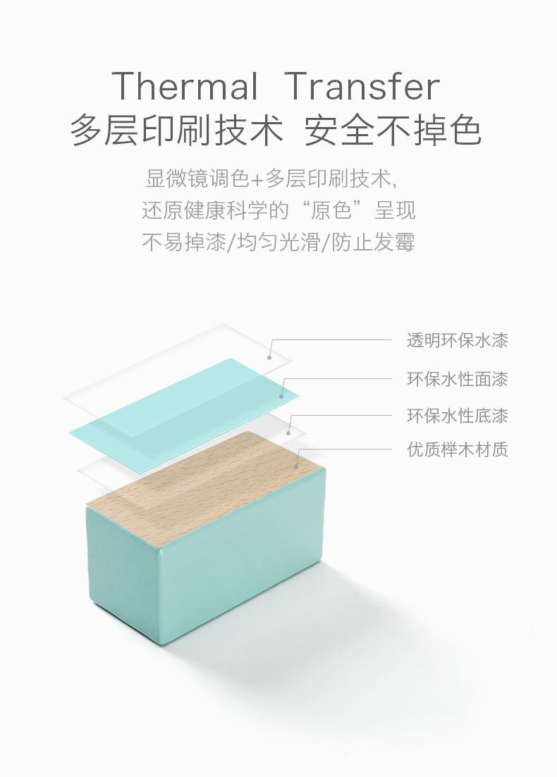Babycare布雷西亚广场主题积木0-2岁包装有轻微破损