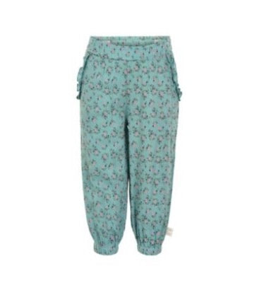 Creamie Pants Small Flower - Aquifer