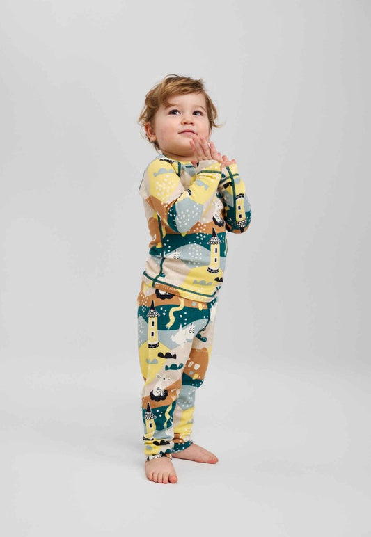 Reima Wool & Lyocell Thermal Set - Trivsam DEEPER GREEN