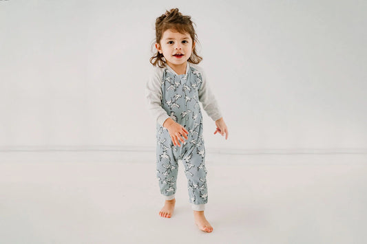 Nest Designs Organic Cotton One-Piece Zip Footless Sleeper - Guess Hoo