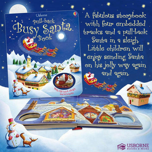 Usborne轨道书Busy Santa Book