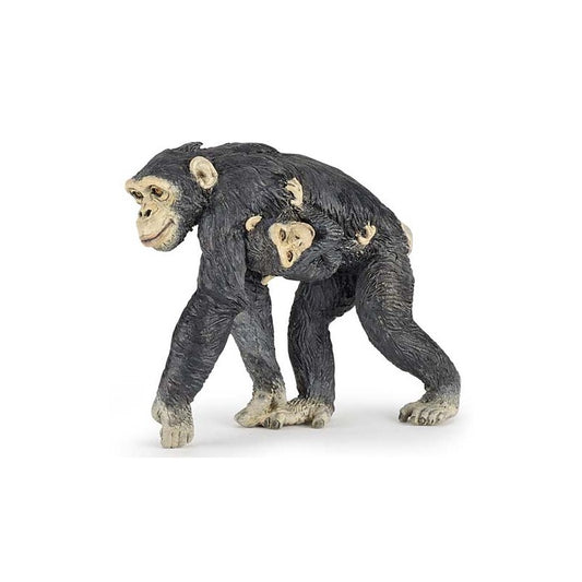 法国 Papo Chimpanzee And Baby 猩猩和幼崽