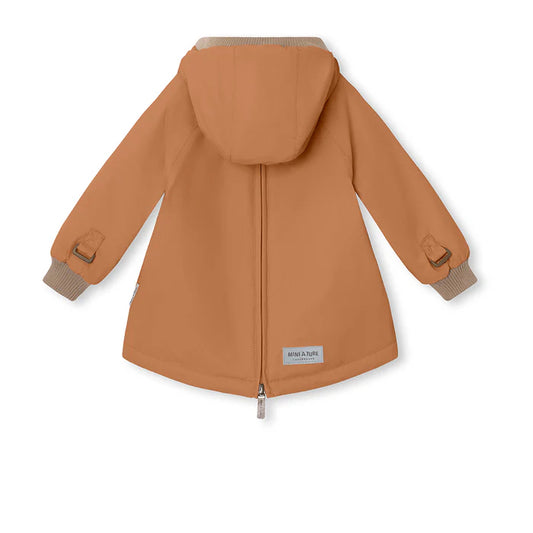 丹麦Mini A Ture- Baby Wen fleece lined winter anorak 1563-PECAN BROWN