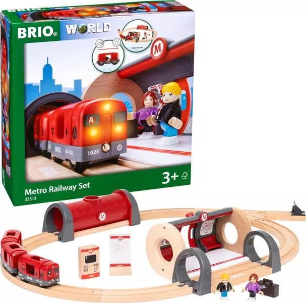 瑞典Brio-Metro Railway Set 33513-灯光效果