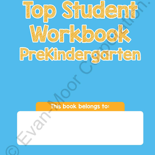 北美黄冈Evan-Moor Top Student, Pre-Kindergarten Workbook