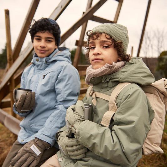 丹麦Mini A Ture- Celio fleece lined gloves2850-RED MERLOT