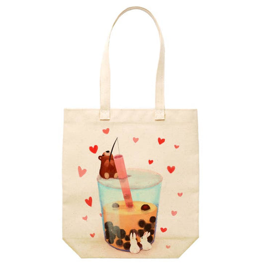 美国The Little Red House Boba Tote Bag