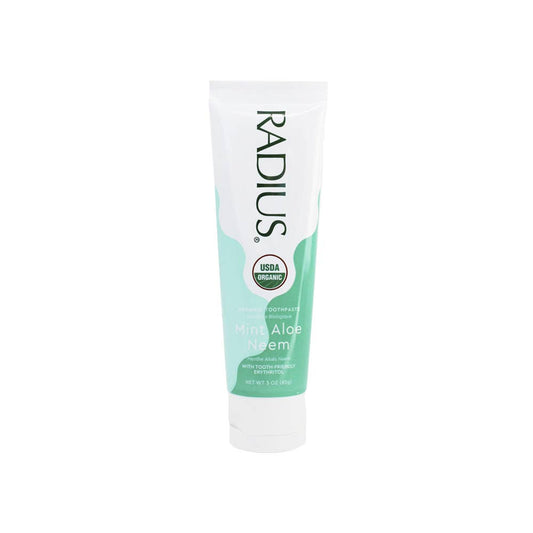 美国RADIUS Usda Organic Children'S Mint Aloe Toothpaste - 3 oz - 6mo+