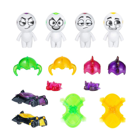 美国情景磁力赛道大型颗粒防吞咽Squaregles- Erggs Crash Arena