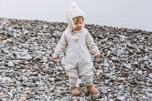 Nest Designs Raglan Bamboo Long Sleeve Footed Sleep Bag 2.5 TOG - Winter Skate