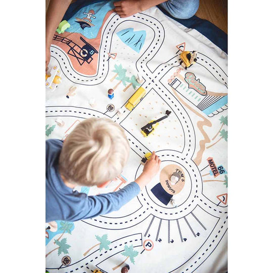 比利时Play&Go活动垫收纳2合1-LA地图