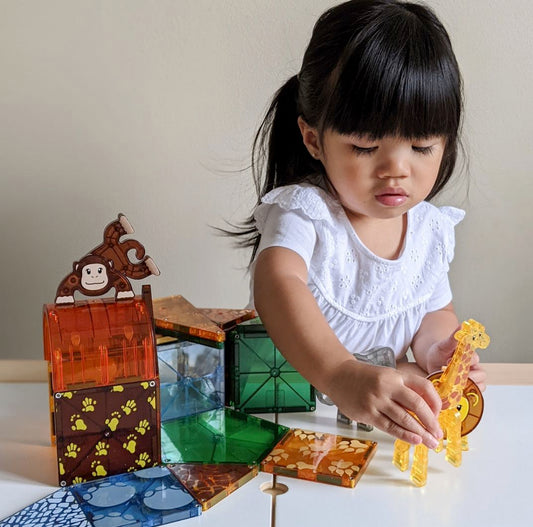MAGNA-TILES Safari Animals 25-Piece Set
