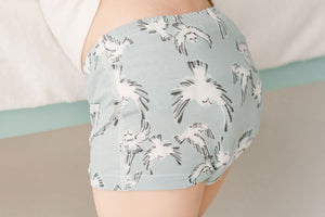 Nest Designs Bamboo Girls Boy Short Underwear (2 Pack) - Owls