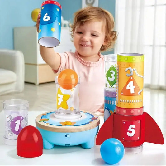 Hape Rocket Ball Air Stacker 空气火箭发射玩具