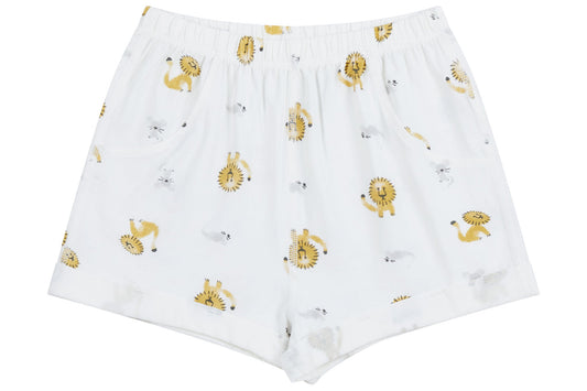 Nest Designs Bamboo Jersey Shorts - The Lion and The Mouse