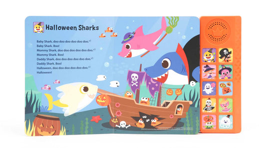 韩国Pinkfong Baby Shark Halloween Songs Sound Book