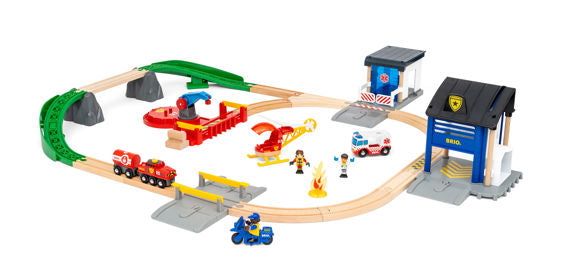 瑞典Brio-Rescue Team Train Set