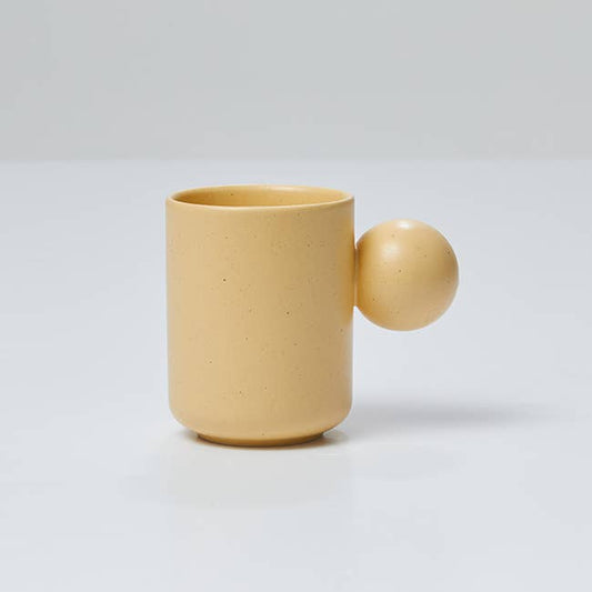 韩国Neoflam Better Finger Ceramic Ball Mug (10.14 fl oz) - Yellow