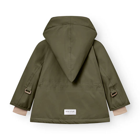 丹麦Mini A Ture- Wang fleece winter jacket 7675-OLIVE NIGHT