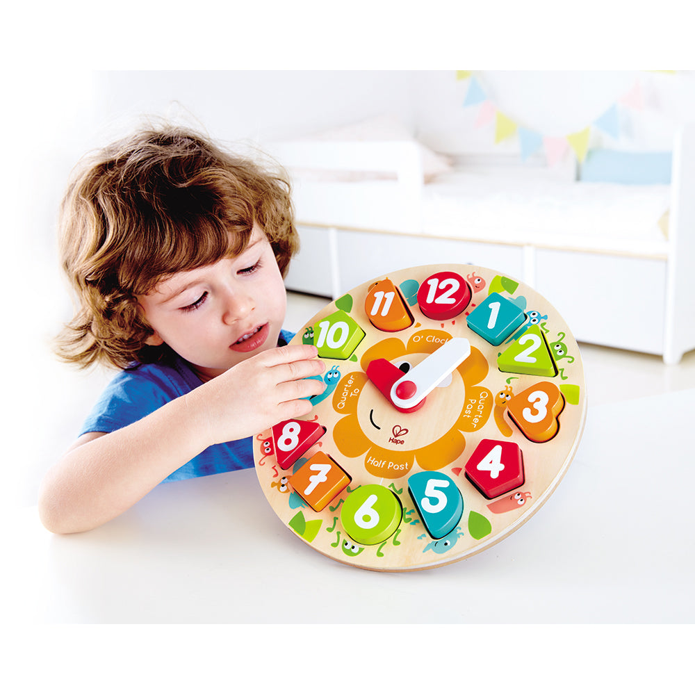 Hape Chunky Clock Puzzle时钟拼图