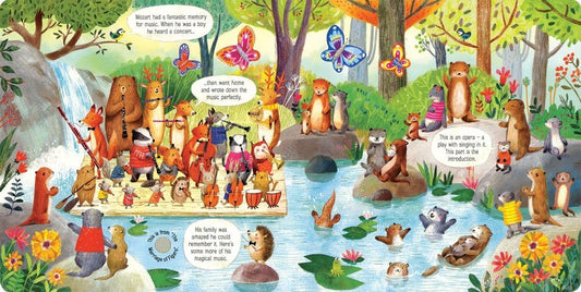 Usborne The Animal Orchestra Plays Mozart