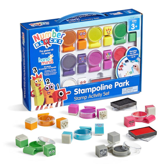 美国Numberblocks Stampoline Pk Stamp Act Set
