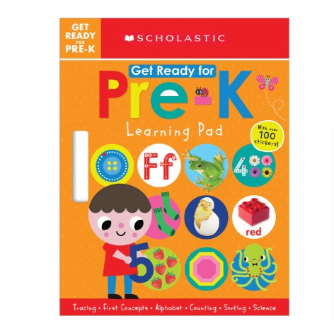 美国Scholastic-Scholastic Early Learners -Get Ready for Pre-K Learning Pad
