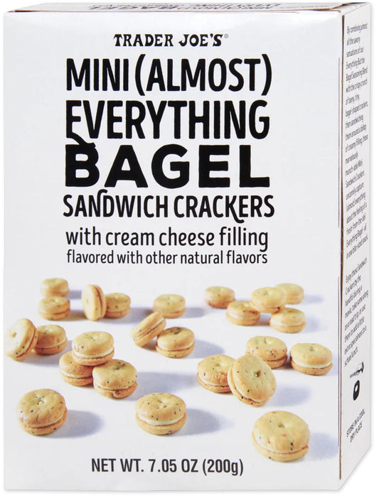 一口两三个Mini (Almost) Everything Bagel Sandwich Crackers
