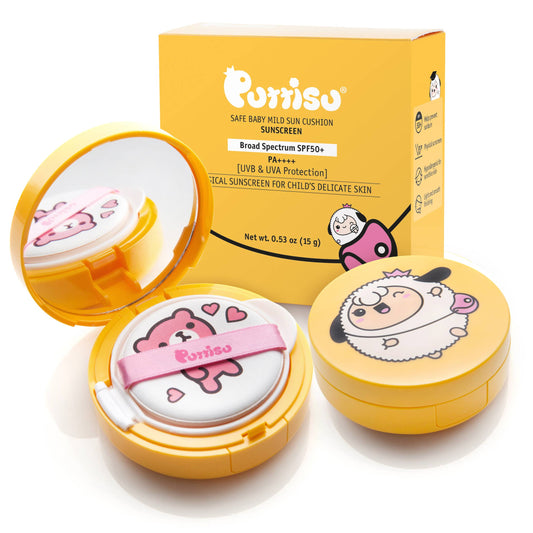 韩国Puttisu SUN CUSHION- Safe Baby Mild Sunscreen SPF 50+