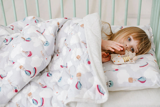 Nest Designs Medium Quilted Bamboo Winter Blanket 3.2 TOG - Meerkats Away!