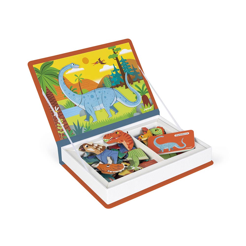 法国Janod Magneti'book - Dinosaurs
