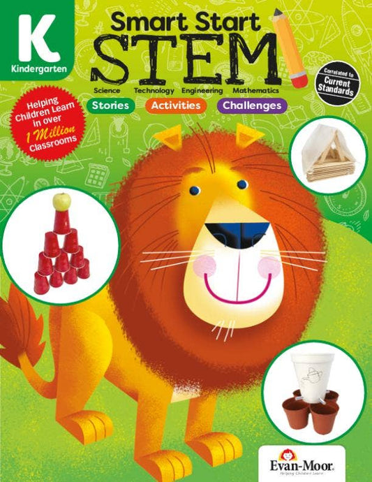 北美黄冈Evan-Moor Smart Start: Stem, Kindergarten Workbook
