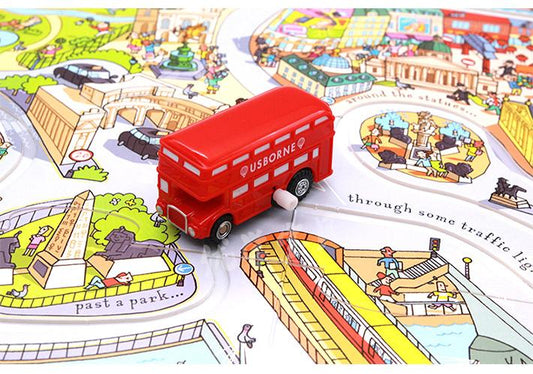 Usborne轨道书 Wind Up Bus