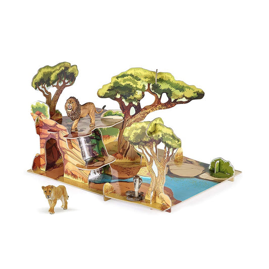 法国Papo热带套装-含3个动物模型