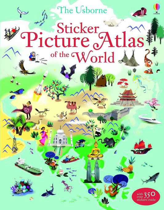 USBORNE Sticker Picture Atlas of the World