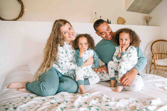 Nest Designs Women's Organic Cotton Long Sleeve PJ Set - Twinkle Trees