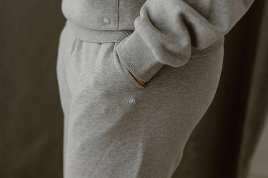 Nest Designs Basic-Women's Basics Organic Terry Relaxed Fit Sweatpants - Cloudburst Light