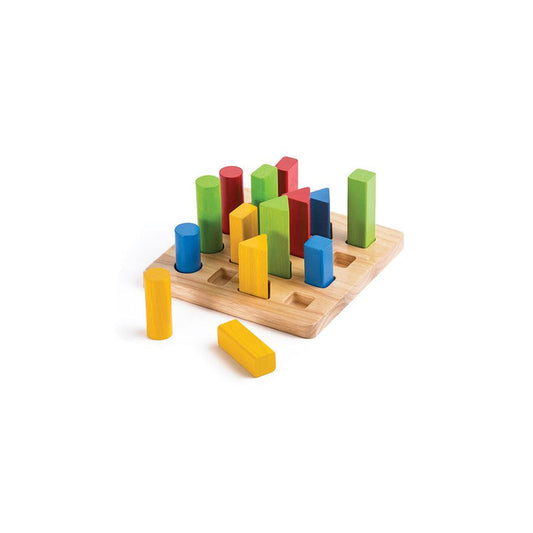 泰国PlanToys Geometric Peg Board