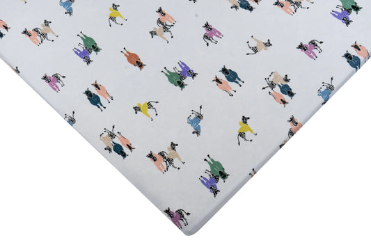 Nest Designs Organic Cotton Fitted Crib Sheet - Hoodie Horsey