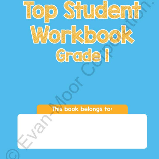北美黄冈Evan-Moor Top Student, Grade 1 Workbook