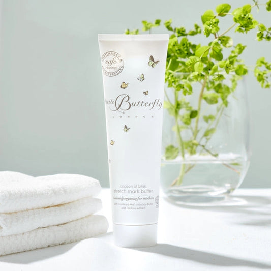 英国Little Butterfly London天然有机妊辰纹修复乳霜150ml