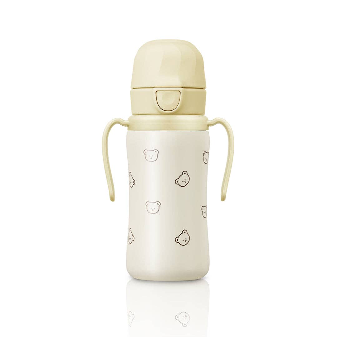 韩国Grosmimi Stainless Steel Straw Cup with Flip Top- DTD 300ml