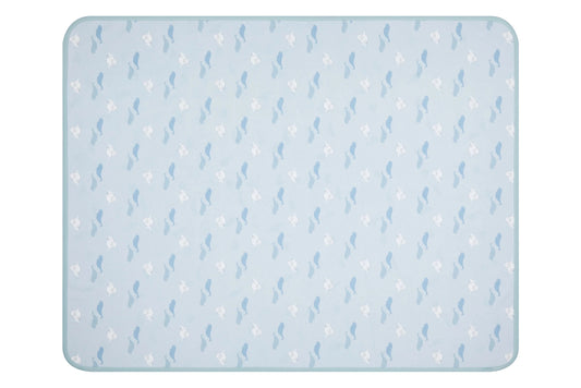 Nest Designs Organic Cotton Waterproof Change Pad (Large) - Belugas