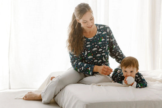 Nest Designs Women's Bamboo Cotton Long Sleeve PJ Set - Eric Carle Nighty Night