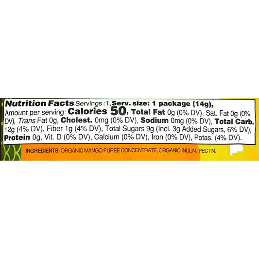 果味超浓的果丹皮Organic Mango Peel Away