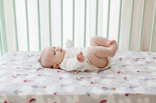 Nest Designs Bamboo Fitted Crib Sheet - Meerkats Away!
