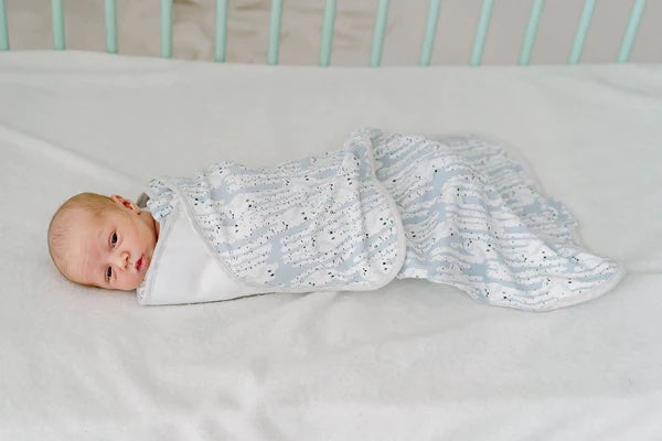 Nest Designs Organic Cotton Swaddle Sleep Bag 1.0 TOG - Hide N Hoot