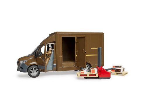 快递达人Bruder 02678 MB Sprinter UPS w/ Driver and Accessories